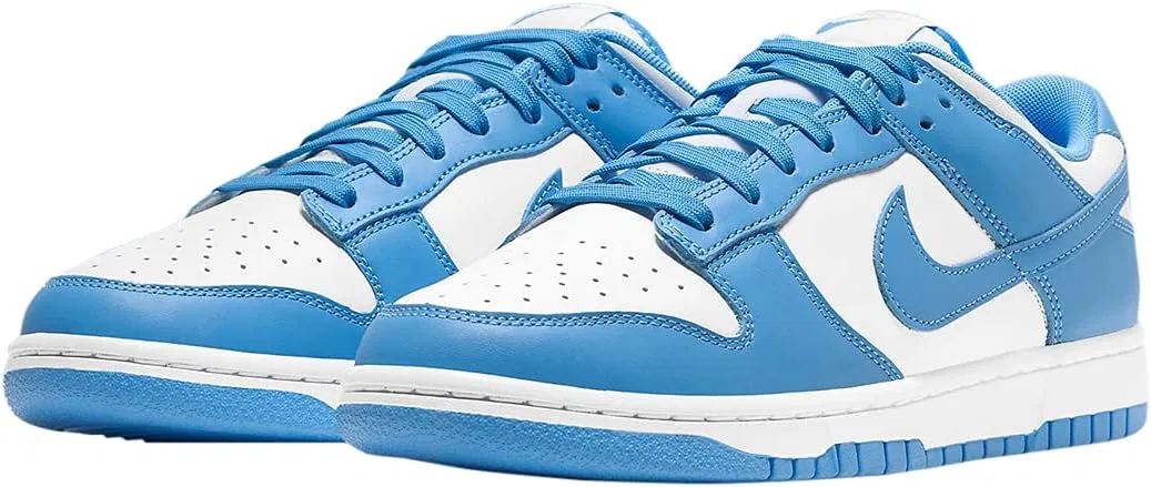 Кроссовки баскетбольные Nike Dunk Low, White/University Blue — фото 3