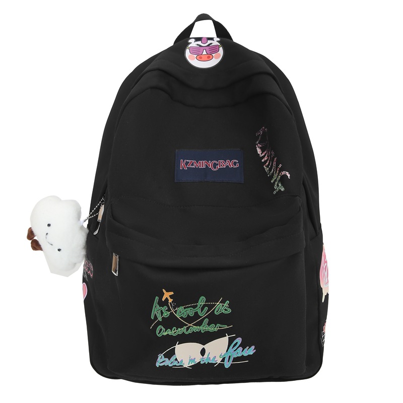 

NX DOUGHNUT Нейлоновый рюкзак, Graffiti Style-Black with Charm