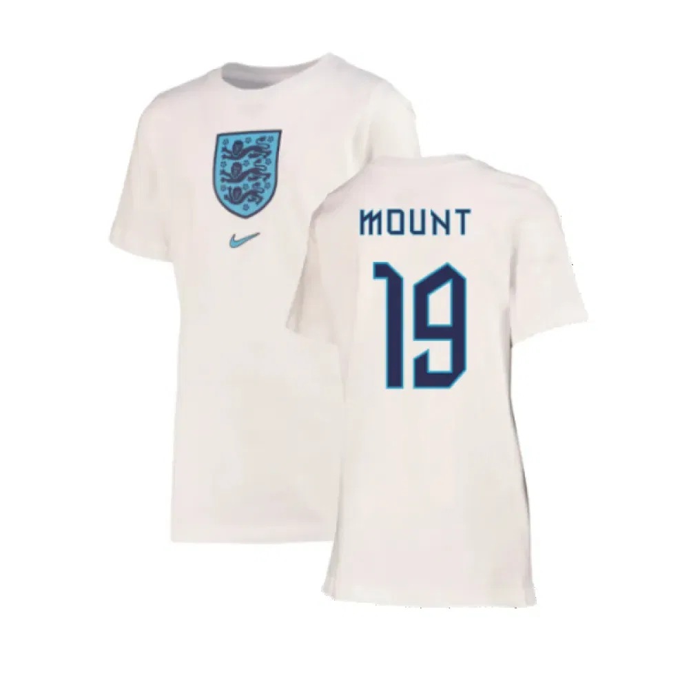 Футболка Mason Mount England 2022/23, белый