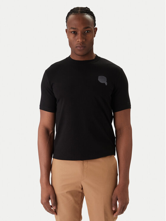 

Футболка regular fit 755023 561235 Karl Lagerfeld, черный