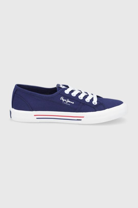 

Базовые кроссовки с логотипом Brady Pepe Jeans, темно-синий