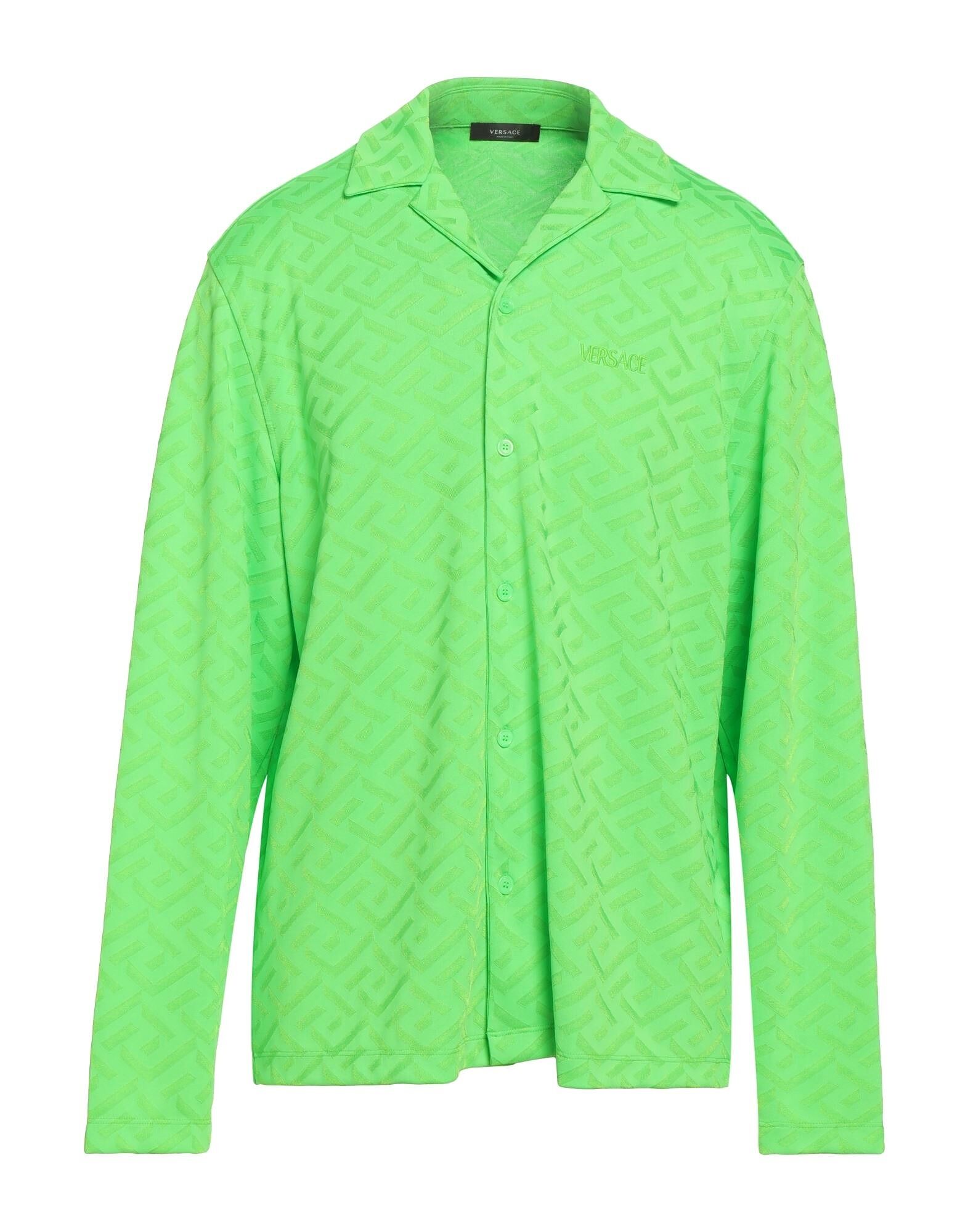 

Рубашка Versace, лаймовый
