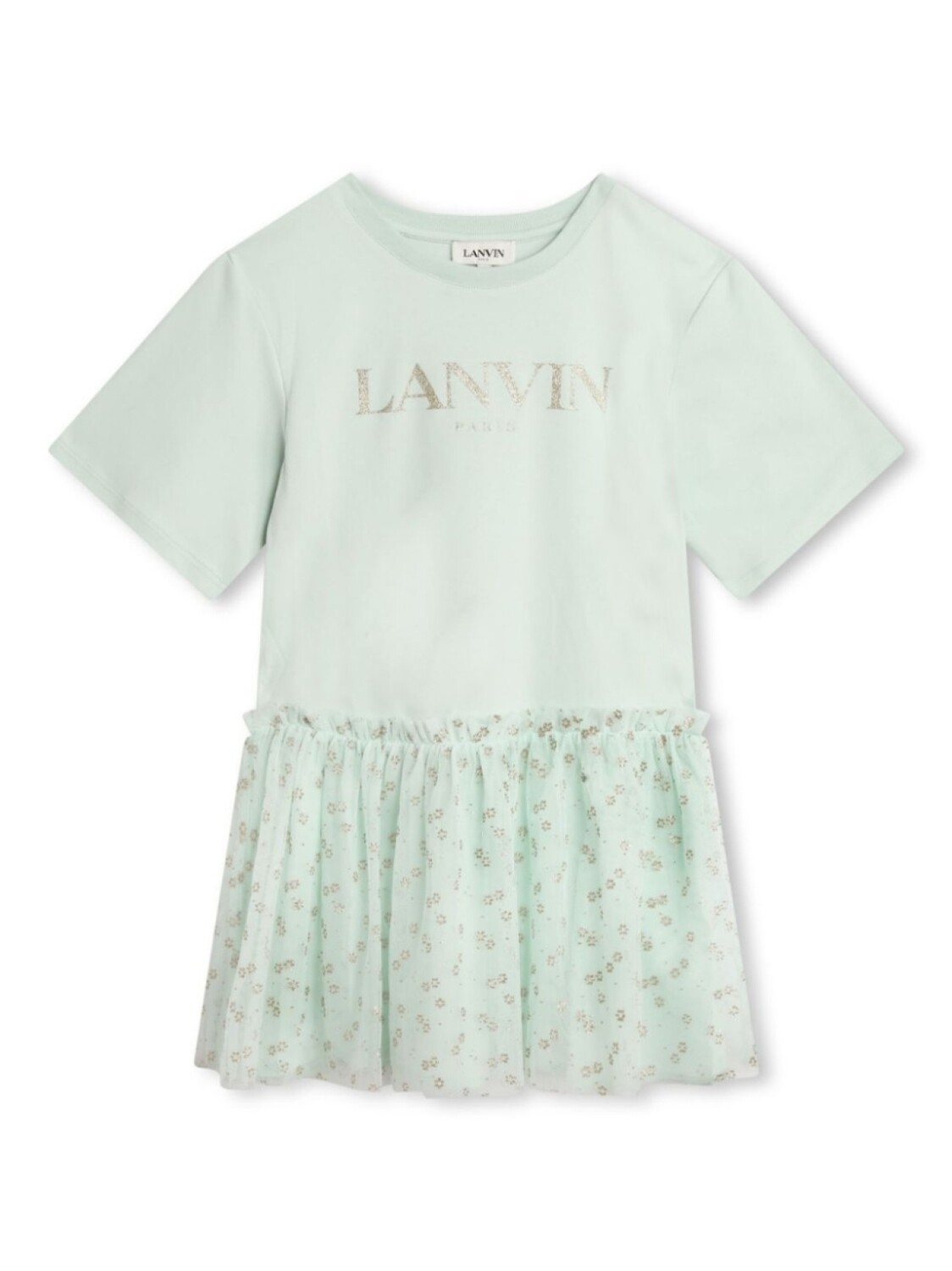 

Платье с логотипом Lanvin Enfant, зеленый