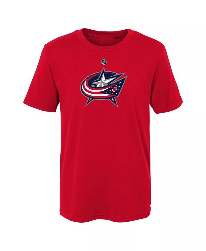 

Красная футболка с логотипом Columbus Blue Jackets для больших мальчиков и девочек Outerstuff, красный