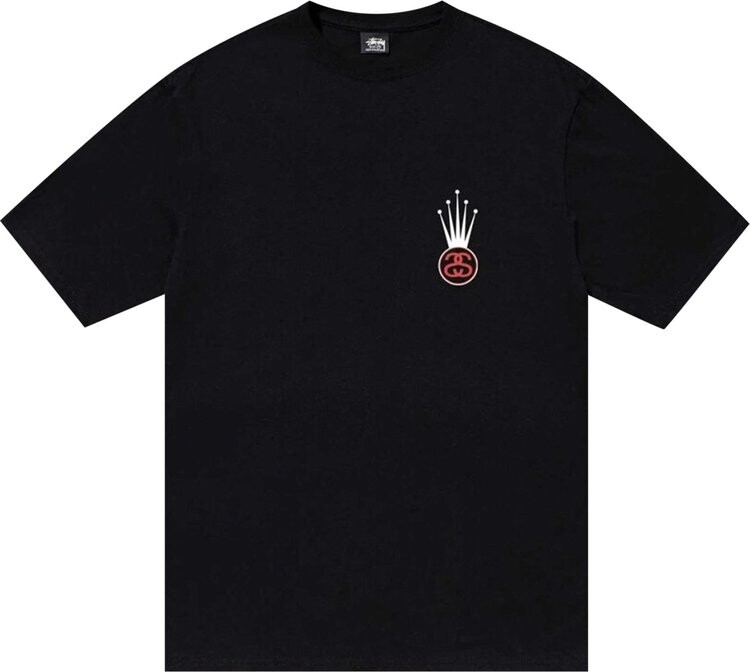 

Футболка Stussy Crown Link 'Black', черный