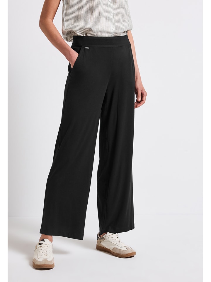 

Тканевые брюки Street One, черный