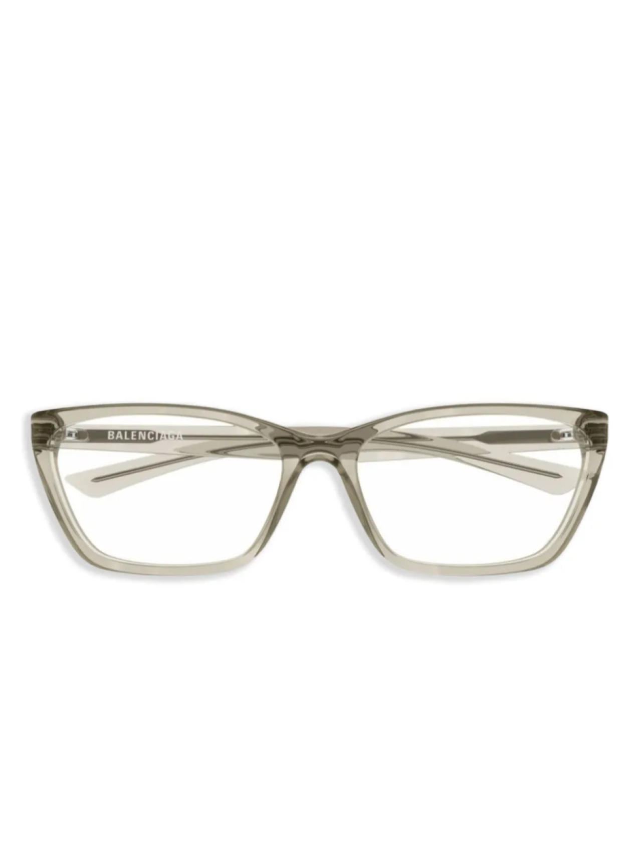 

Очки в квадратной оправе Balenciaga Eyewear, серый
