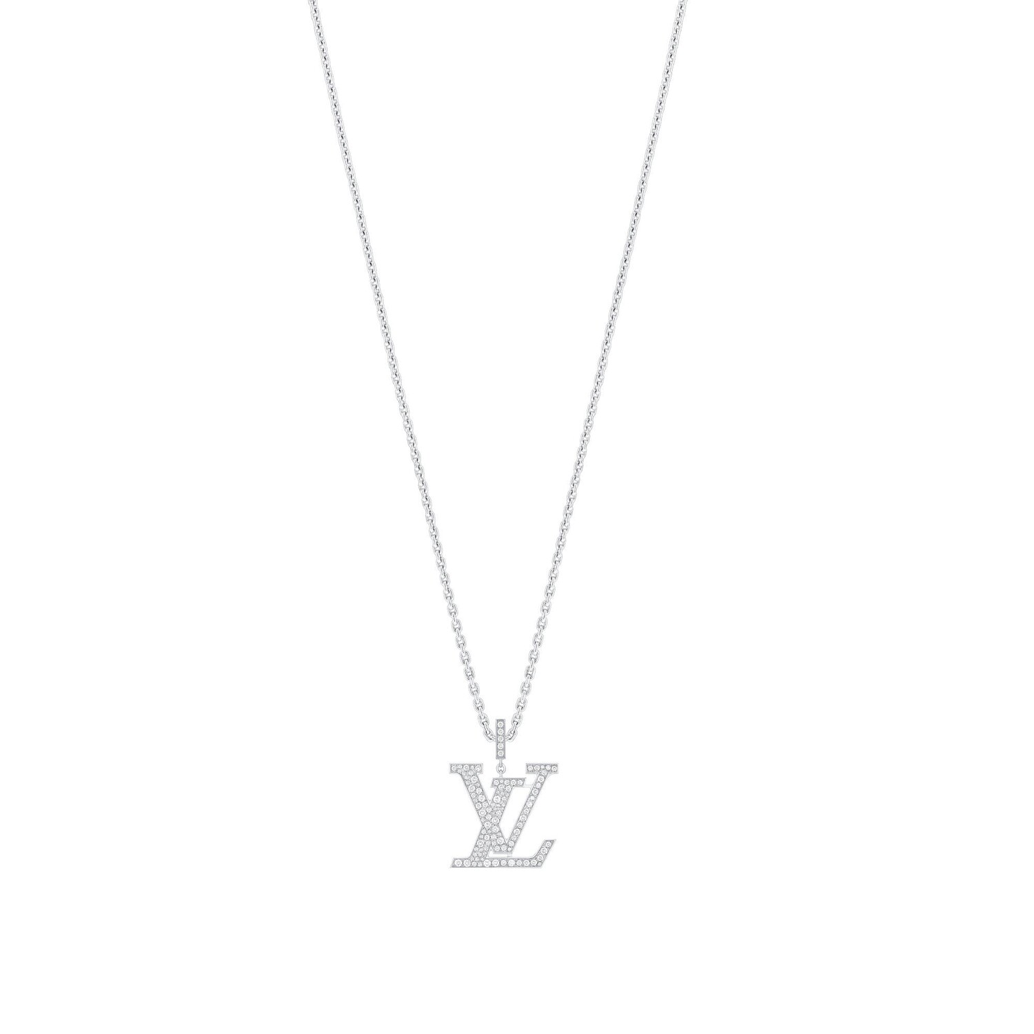 

Подвеска LV Large, белое золото и бриллианты Louis Vuitton, серебряный