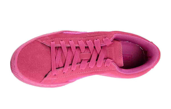 Кроссовки suede classic badge 'shocking pink' Puma, розовый — фото 3