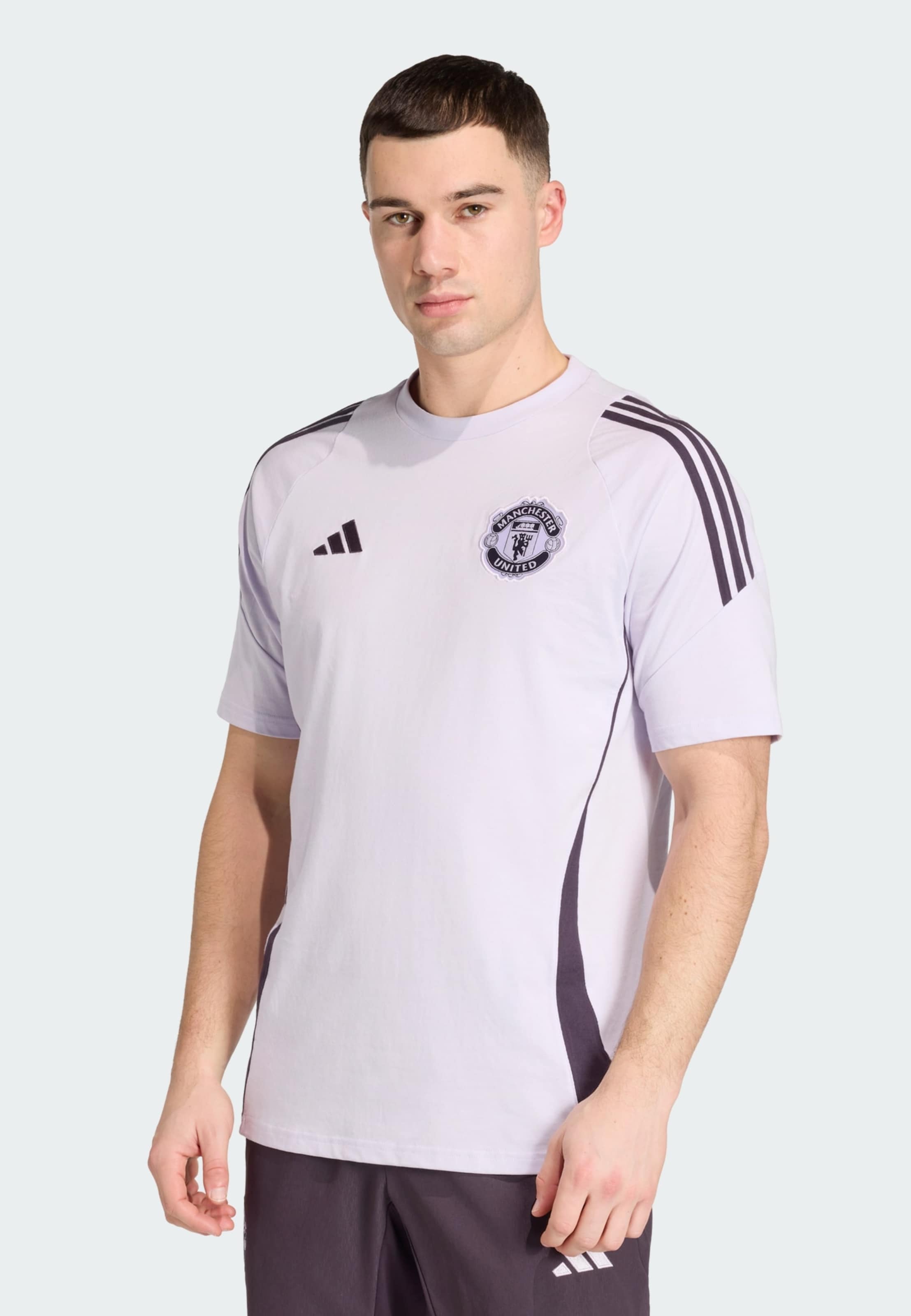 Adidas Performance Футболка для тренировок 'Manchester United Tiro 25' в светло-фиолетовом цвете — фото 2