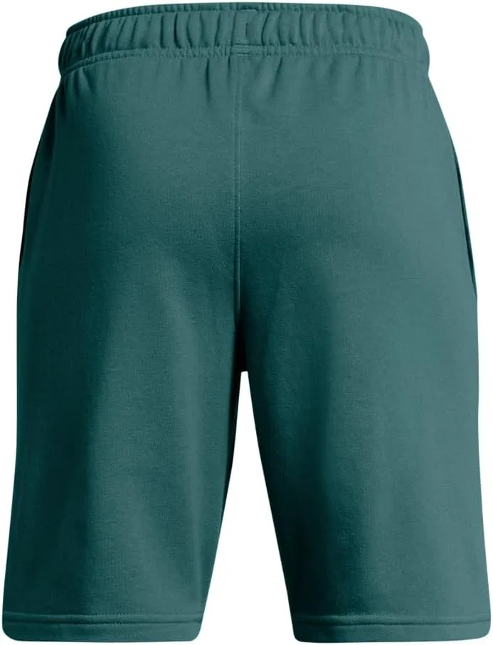 Шорты Under Armour Boys Rival Terry Shorts, (464) Circuit Teal//Hydro Teal — фото 2