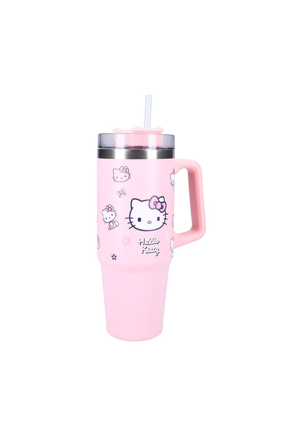 

Детская бутылочка для напитков Hello Kitty 900 мл розовая bottled bliss с Cofi