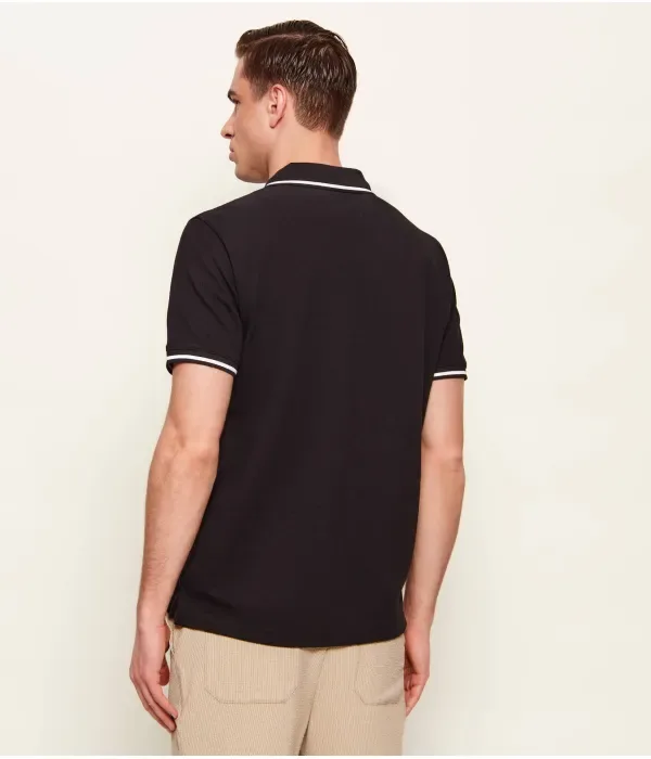 Полюс regular fit Emporio Armani, черный — фото 3