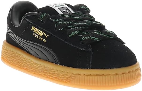 Кроссовки Puma Unisex-Child Suede XL (Little Kid), черный — фото 2