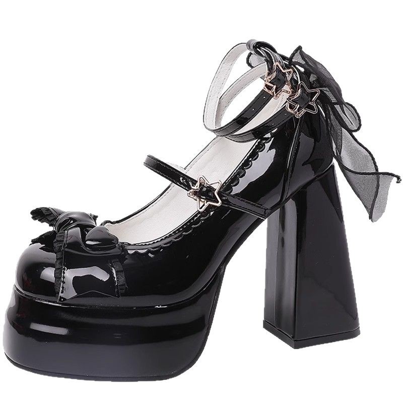 

Низкие кожаные туфли для подростков Neon, черный