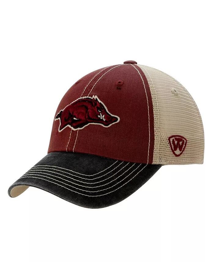 

Мужская регулируемая кепка Arkansas Razorbacks Offroad Trucker - Cardinal Top Of The World, красный