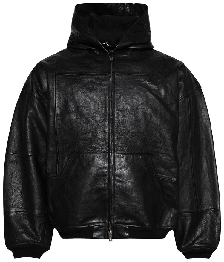 

Худи-куртка Alexander Wang в стиле пэчворк, черная, Черный, Худи-куртка Alexander Wang в стиле пэчворк, черная