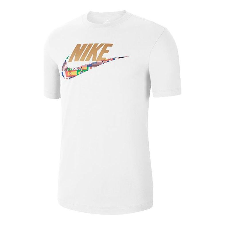 

Футболка Nike Sportswear Classical Printed Short Sleeve TEE Men White, белый