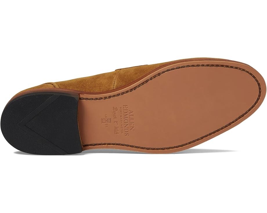 Оксфорды Allen Edmonds Randolphbit Penny Loafers, цвет Wheat Suede — фото 3
