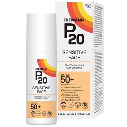 

P20 Чувствительное лицо SPF50 50 г Защита от солнца Riemann