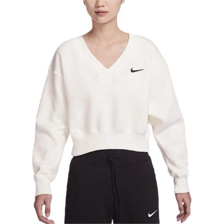Толстовка женская Sail белая Nike — фото 3