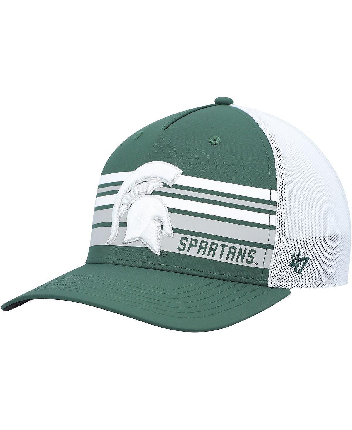 

Мужская зеленая регулируемая кепка Michigan State Spartans Brrr Altitude Trucker '47 Brand