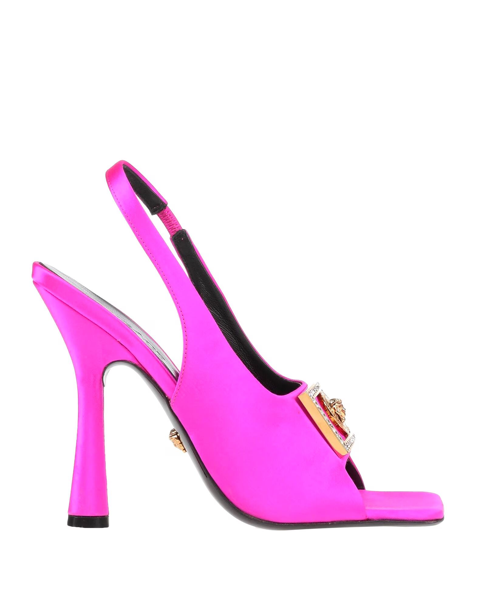 Сандалии Versace, фуксия