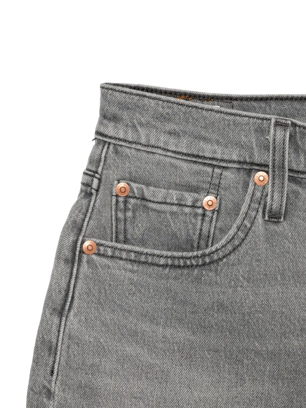 Потертые шорты Levi'S, серый — фото 3