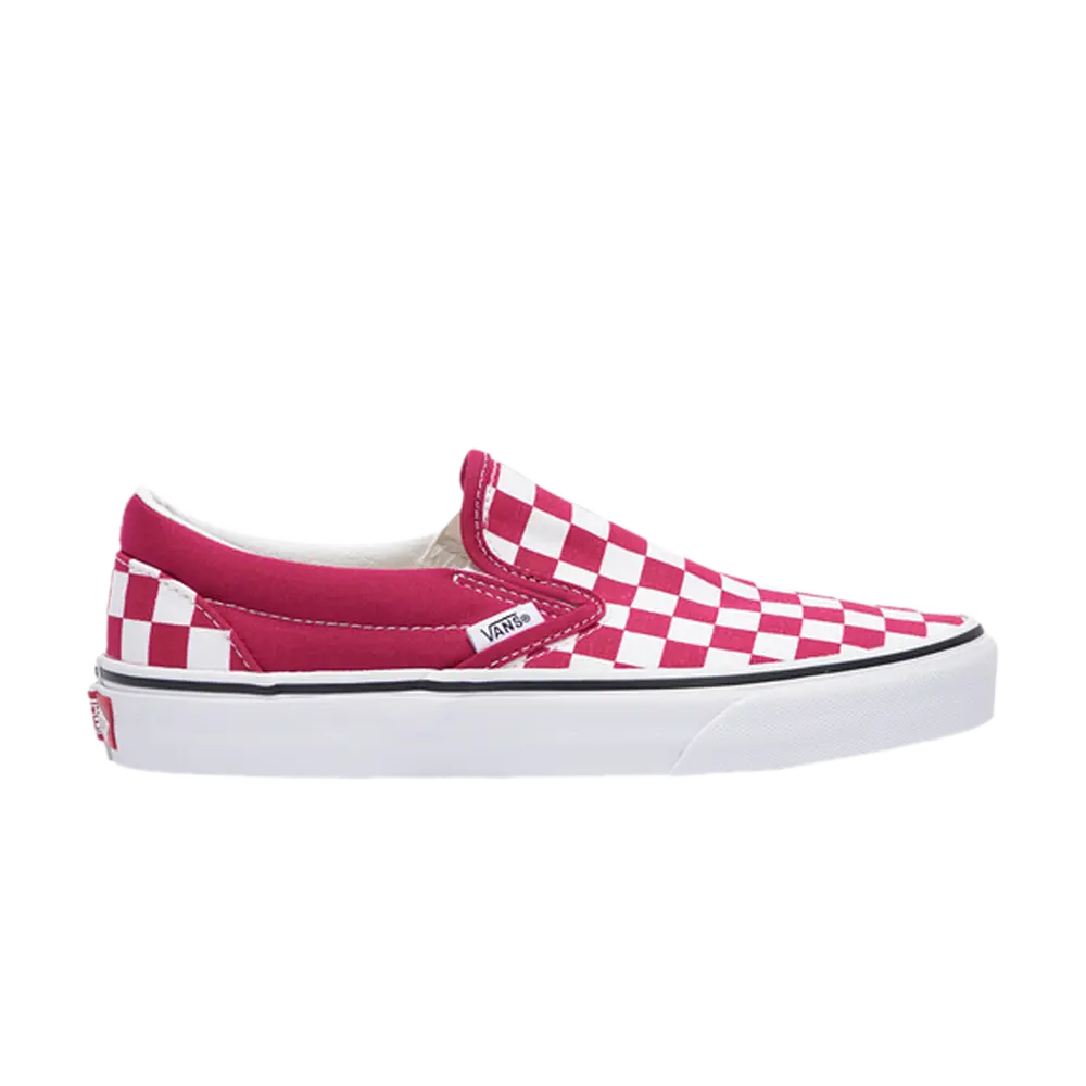 

Классические слипоны Vans, красный