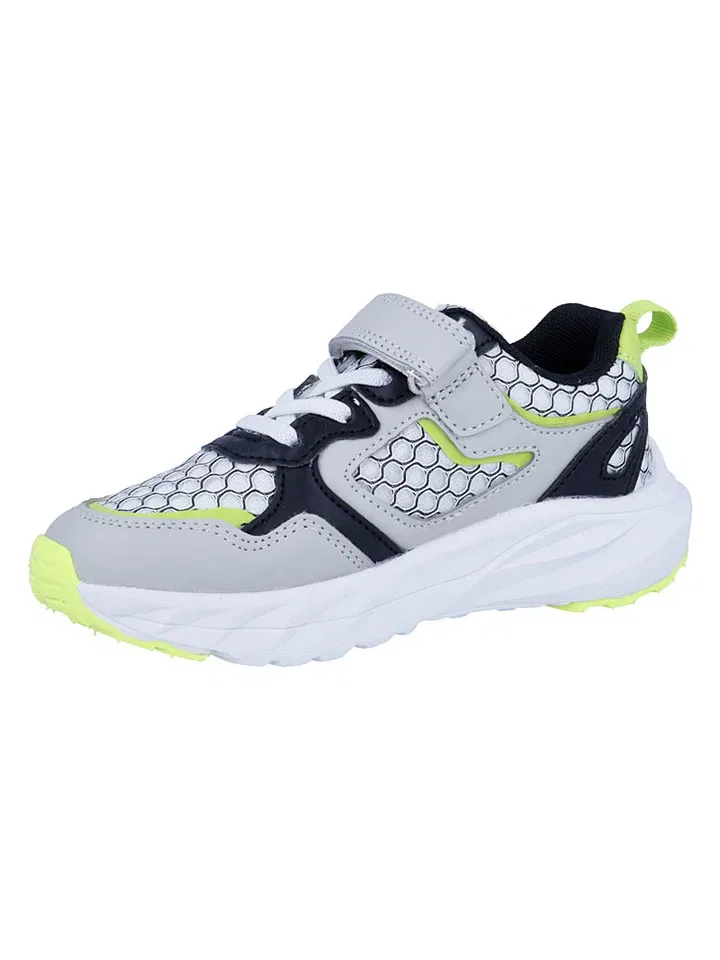 Кроссовки со шнуровкой и липучкой Richter Shoes, серый — фото 3