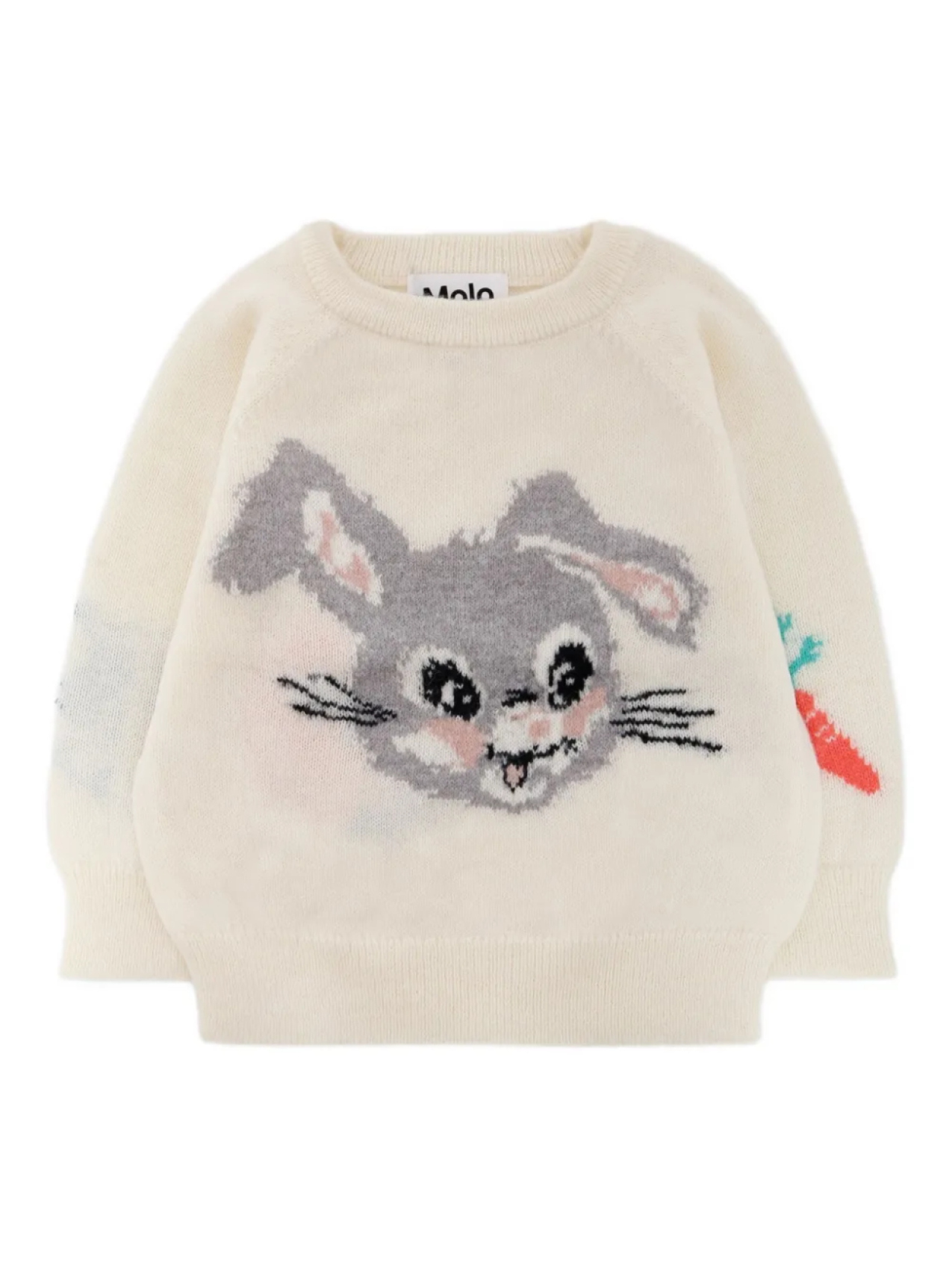 

Джемпер с мотивом кролика Гилби Molo, белый