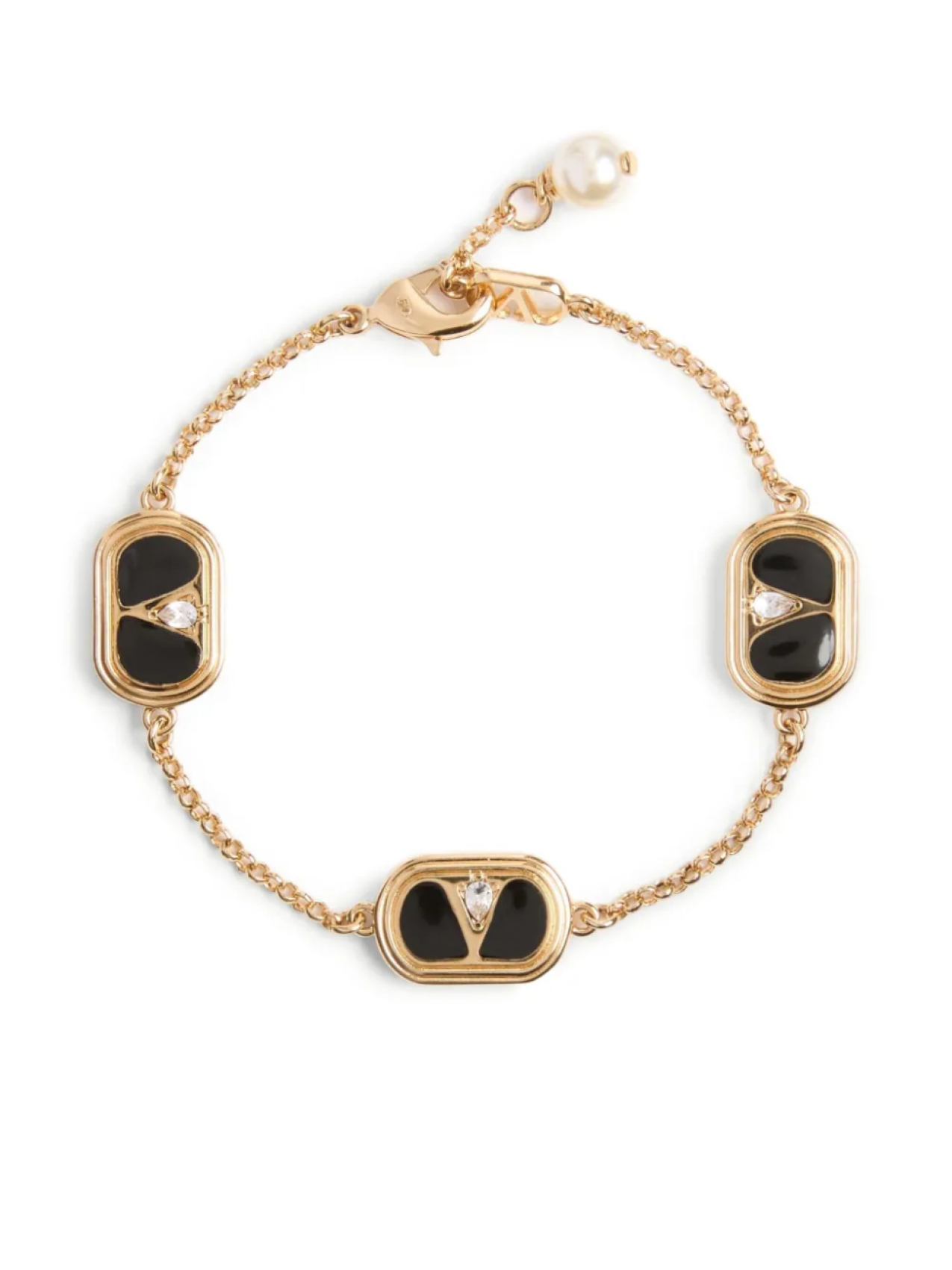 

Valentino Garavani браслет Oval, золотой