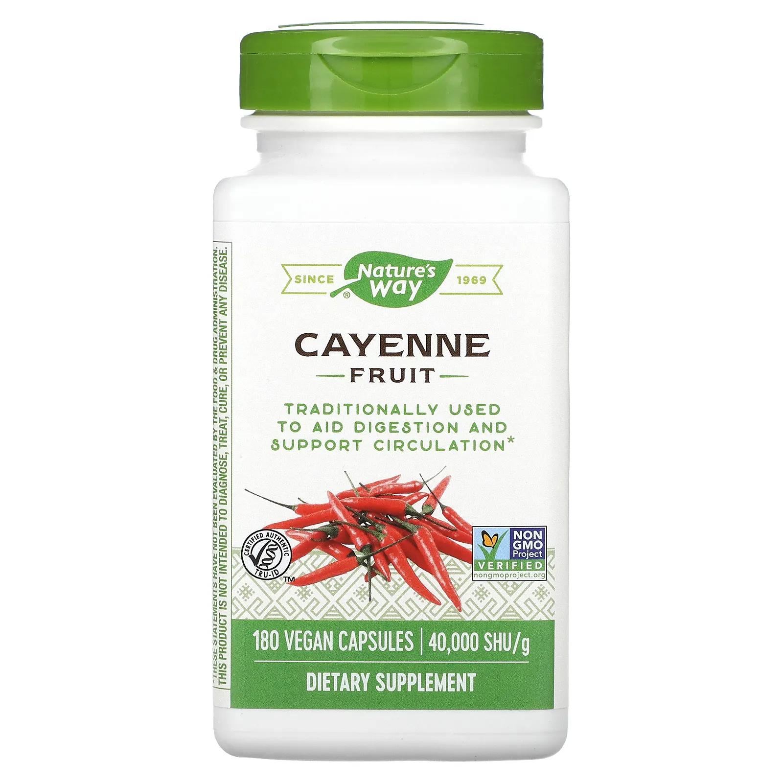 

Nature's Way Cayenne 180 Veg. Capsules