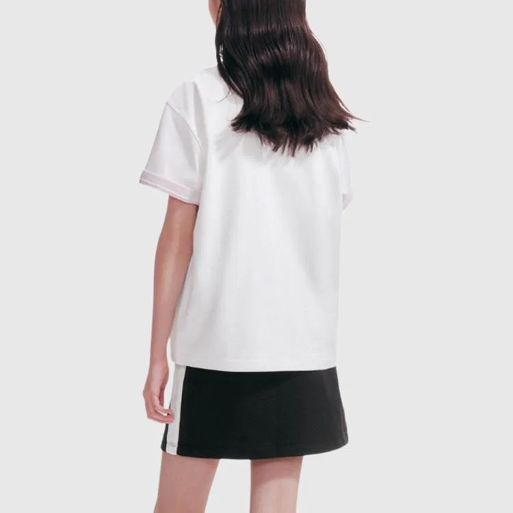 Детская футболка с круглым вырезом PUMA, Raw White 10101 — фото 4
