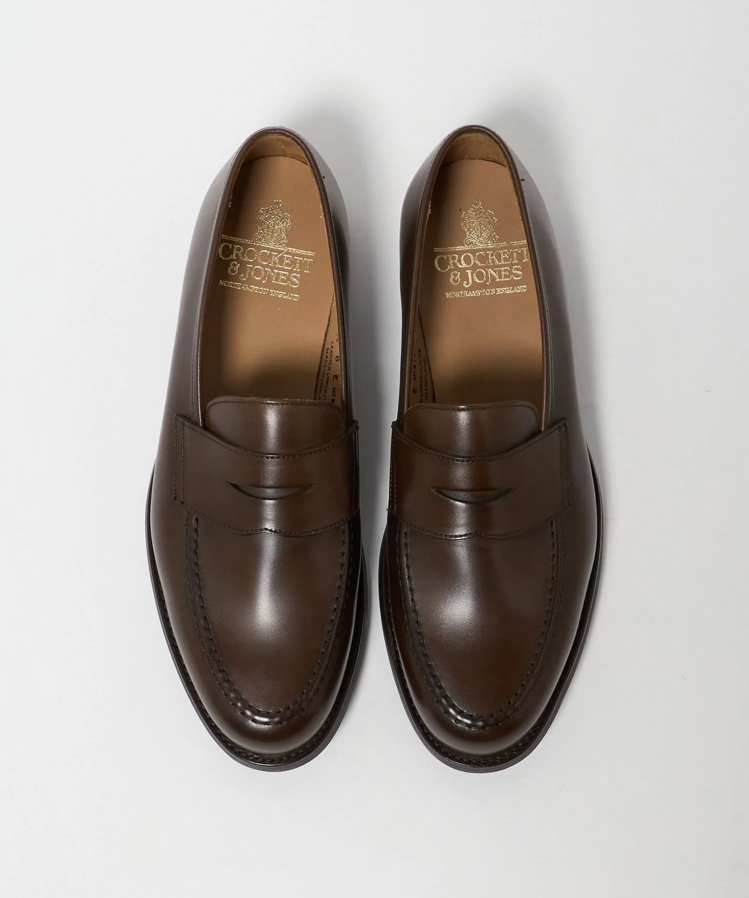 Мужские кожаные лоферы CROCKETT&JONES BOSTON2 чёрные — фото 3