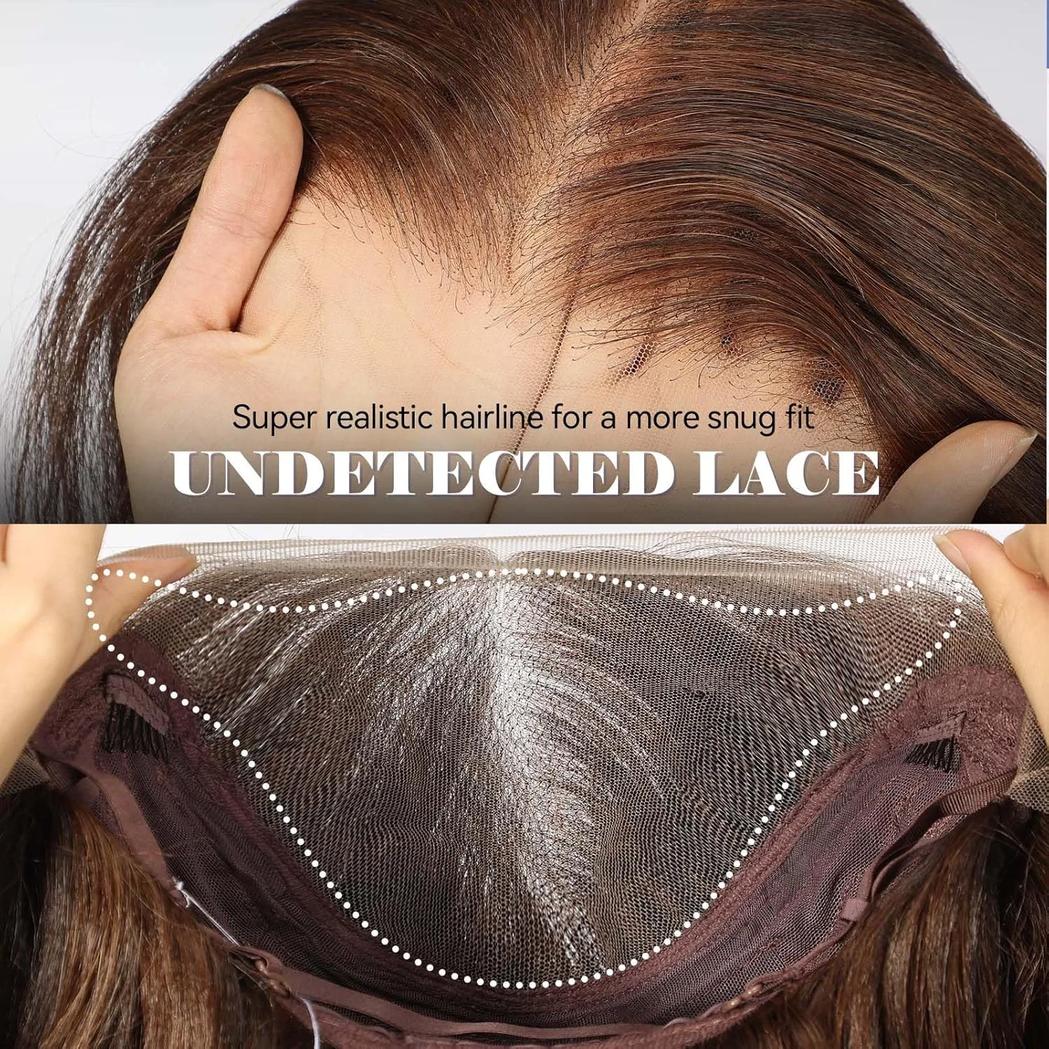 Синтетический парик «HAIRCUBE» с кружевом спереди Haircube, Chocolate Brown — фото 4