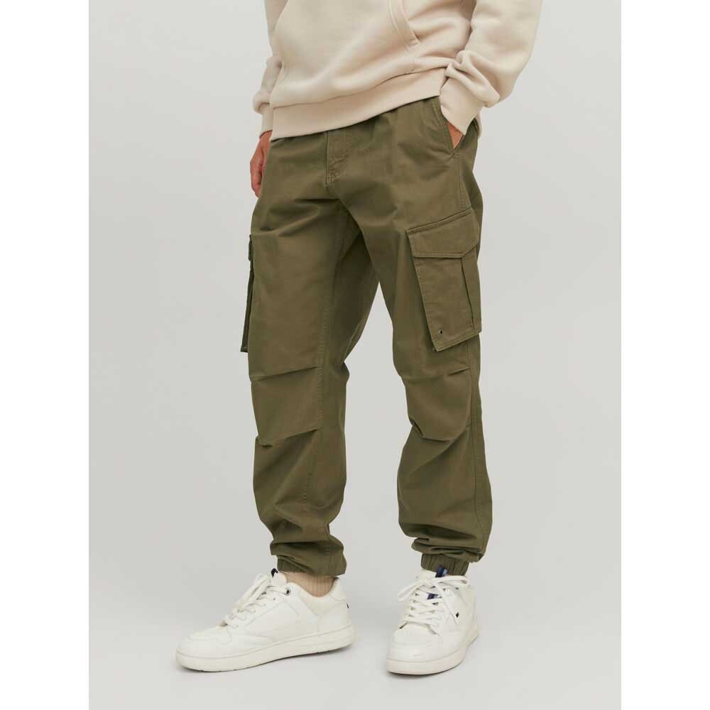 

Брюки Jack & Jones Kane Noah Cuffed Cargo, зеленый