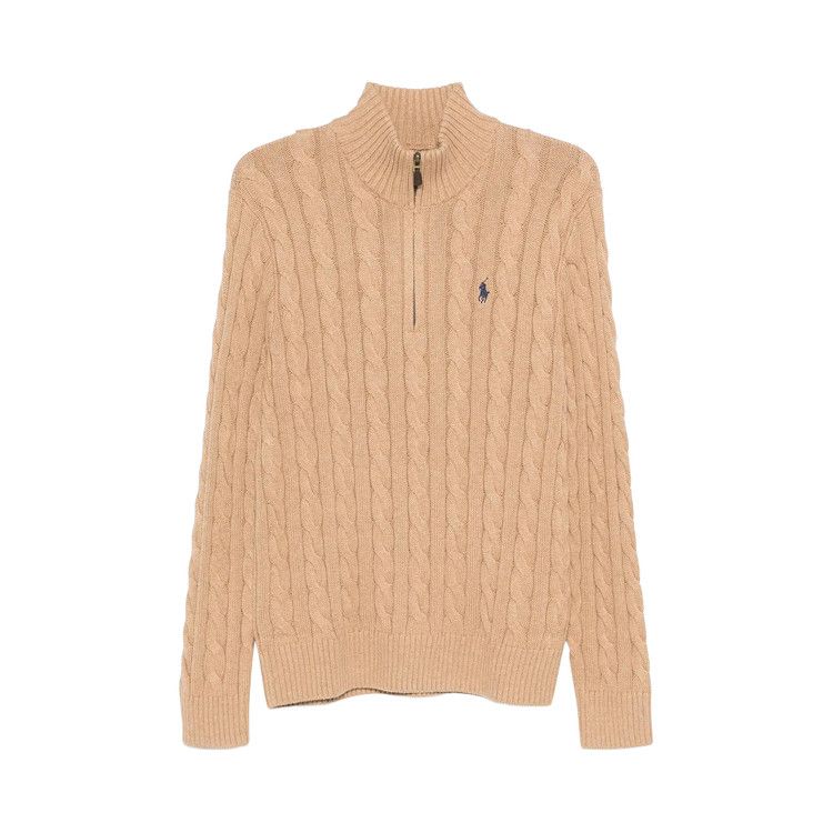 

Свитер Polo Ralph Lauren Cotton LS Zip Sweater, Camel Melange