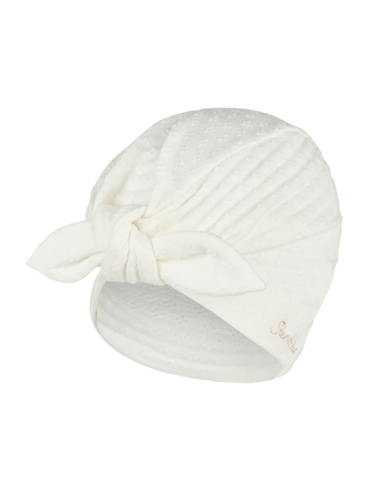 

Sterntaler Шляпа с узлом, фактурная, белого цвета