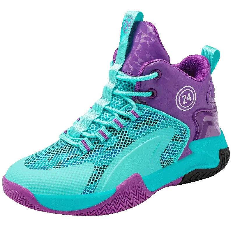 

Нескользящие и дышащие низкие детские баскетбольные кроссовки TONYBEAR, фиолетовый