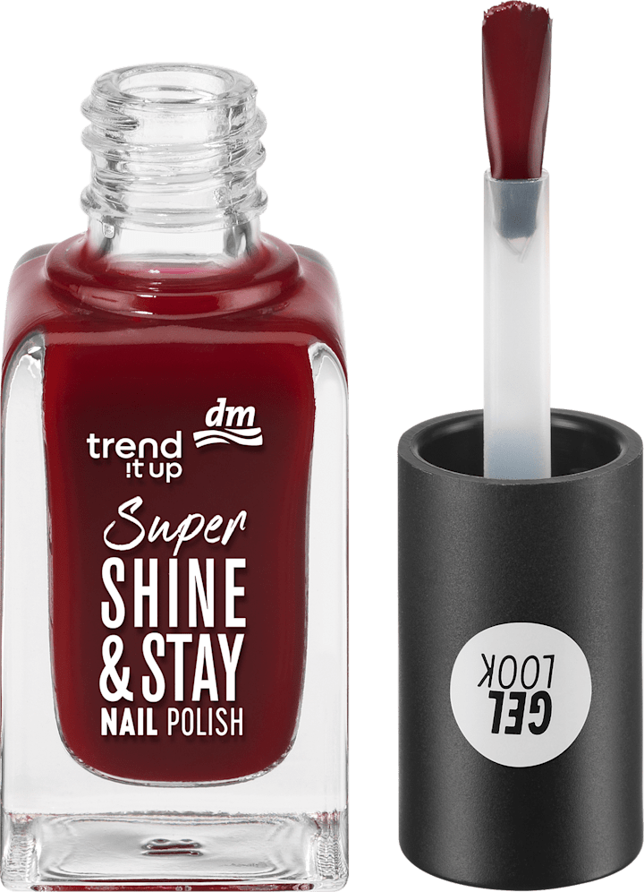 

Лак для ногтей trend !t up Nagellack Super Shine & Stay 890 Dark Red, 8 ml