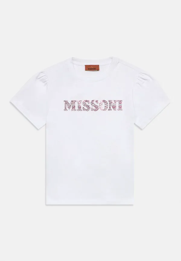 Футболка с принтом Missoni, White