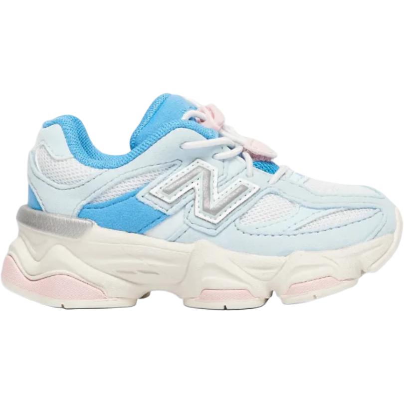New Balance NB 9060 устойчивые к истиранию низкие детские ботинки Blue/White/Pink для малышей — фото 3