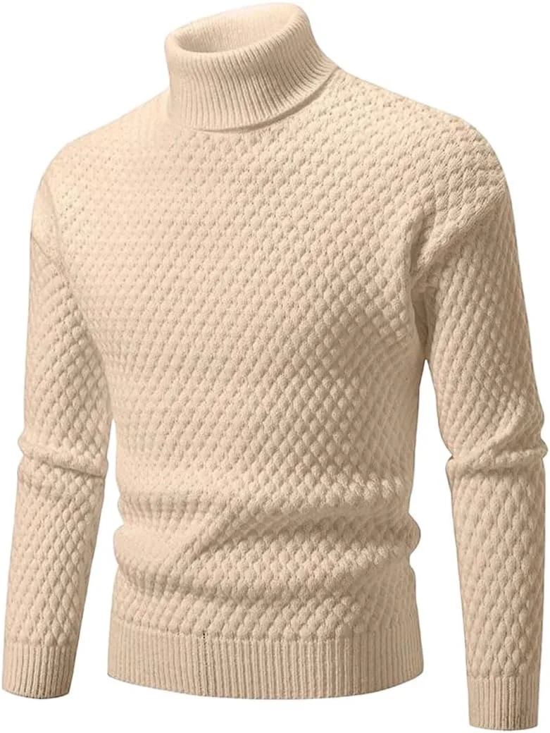 

Мужской зимний водолазный свитер Casual