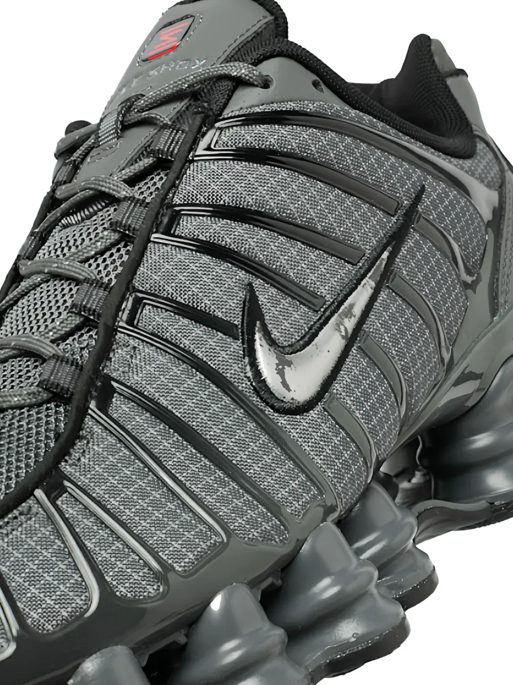 Кроссовки Shox TL Nike, серый — фото 2