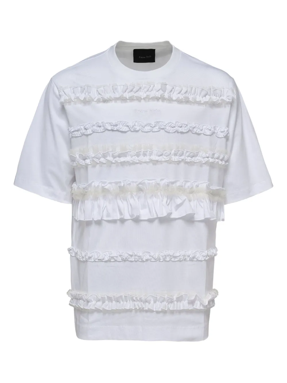 

Футболка с рюшами Simone Rocha, белый