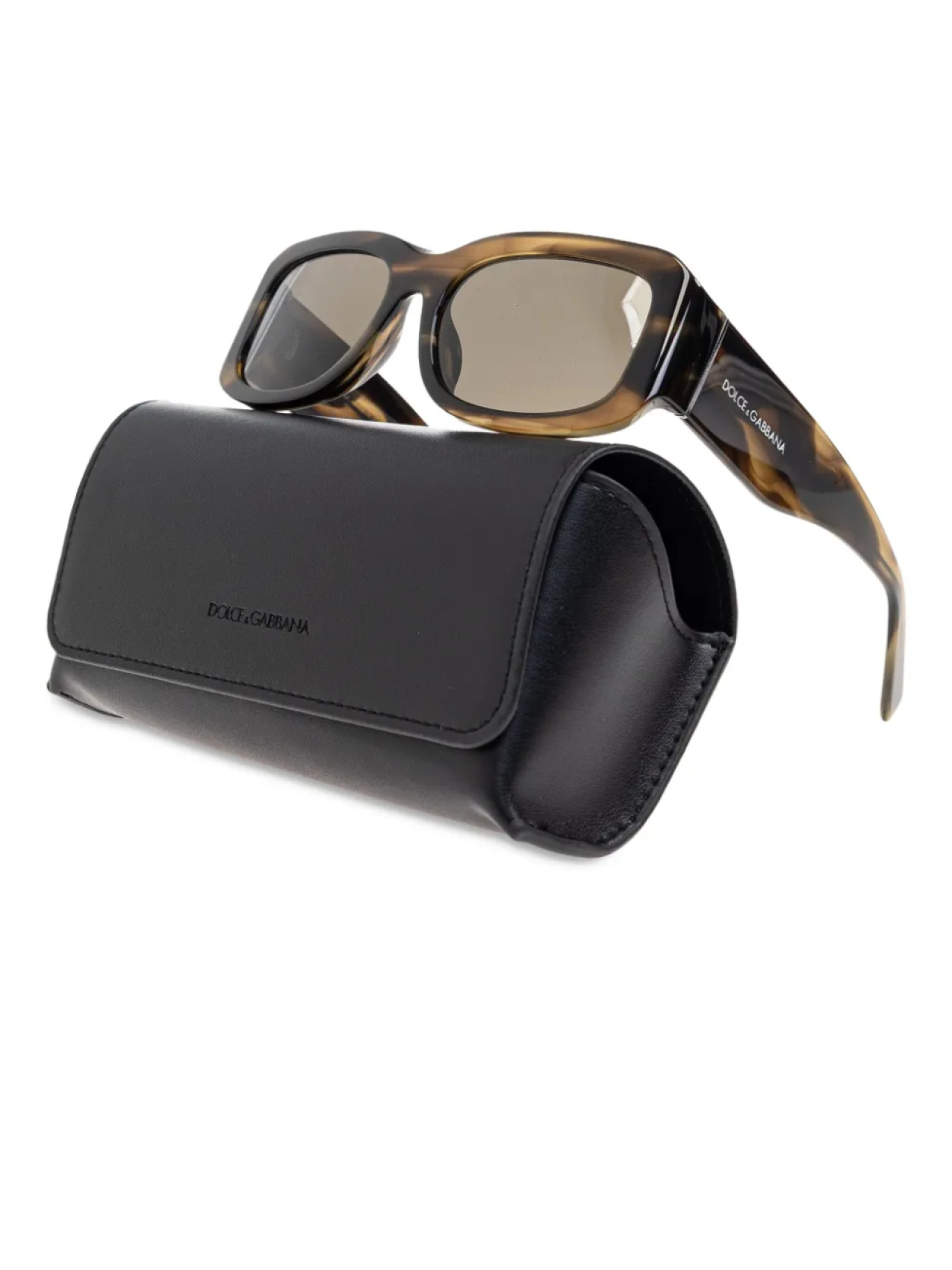 Солнцезащитные очки Lusso Sartoriale Dolce & Gabbana Eyewear, коричневый — фото 3