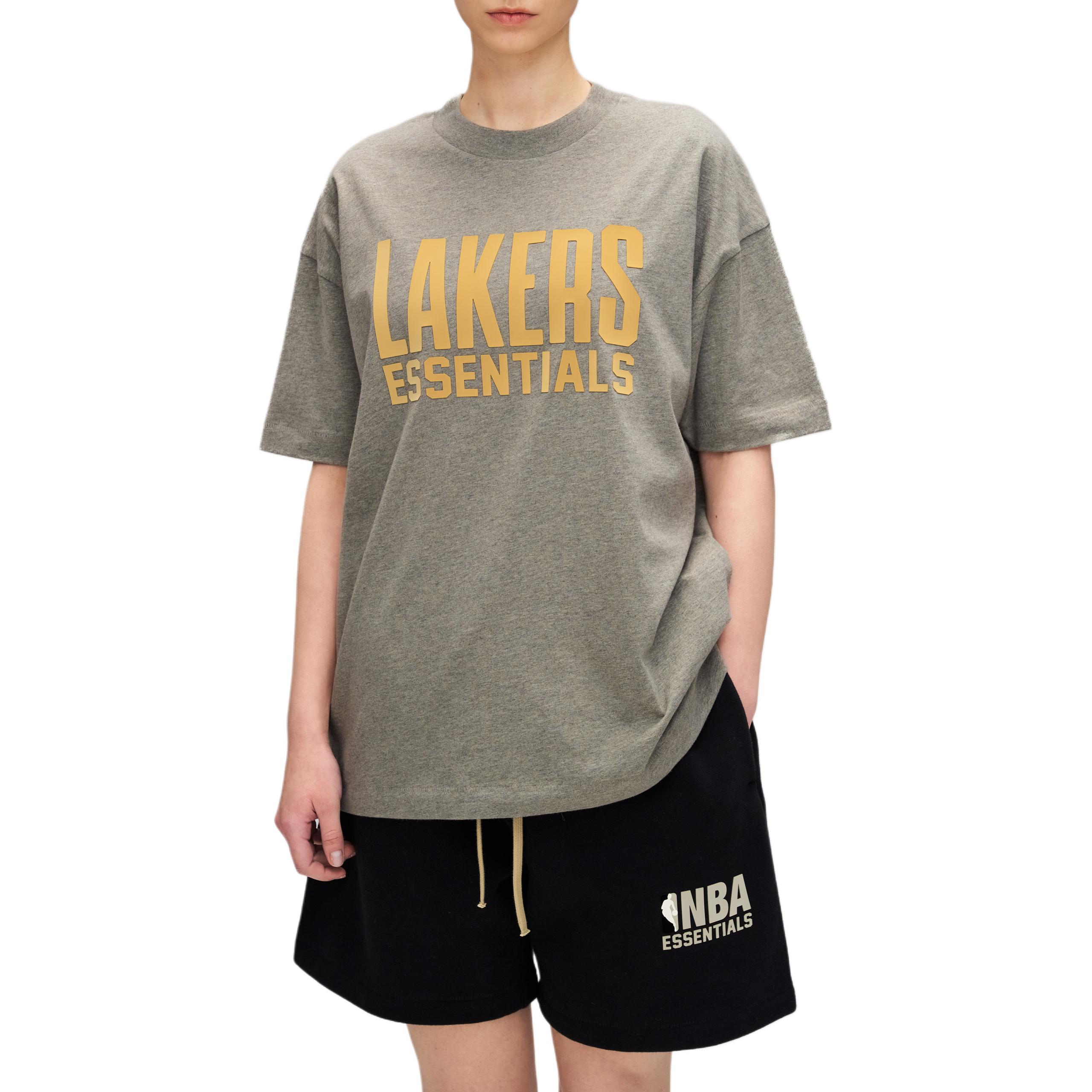 Футболка Lakers Fear Of God Essentials, серый — фото 4