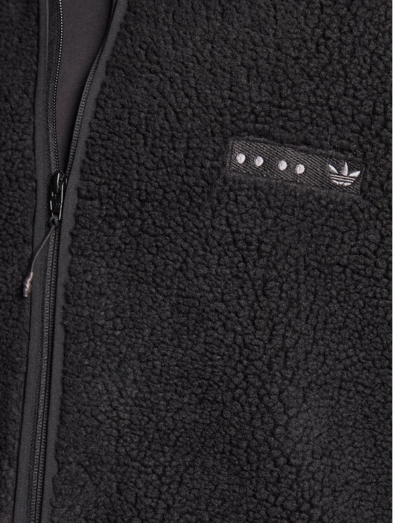 Демисезонная куртка regular fit Reclaim Sherpa Jacket HK2771 Adidas, черный — фото 3