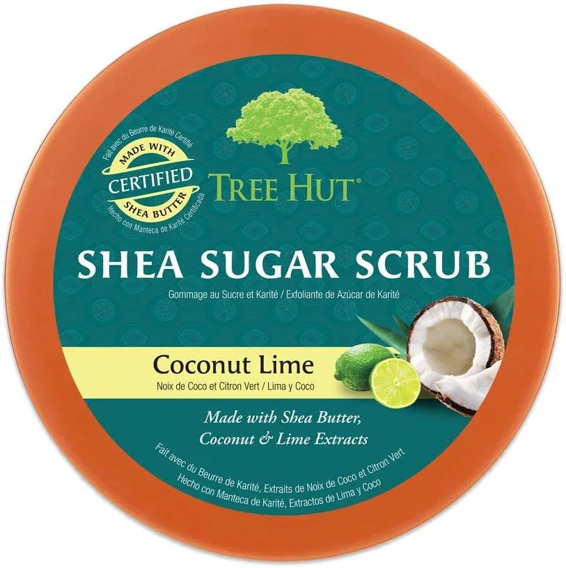 Скраб для тела с маслом ши и кокосом Tree Hut Coconut Lime, 3 шт., 18 унций — фото 2